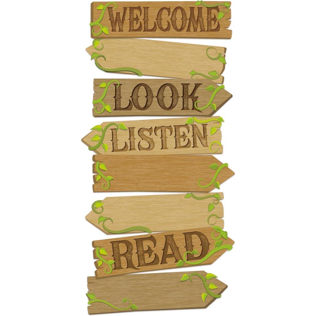 Directional Signs Mini Bulletin Board Set from the Once Upon A Dream collection by Eureka