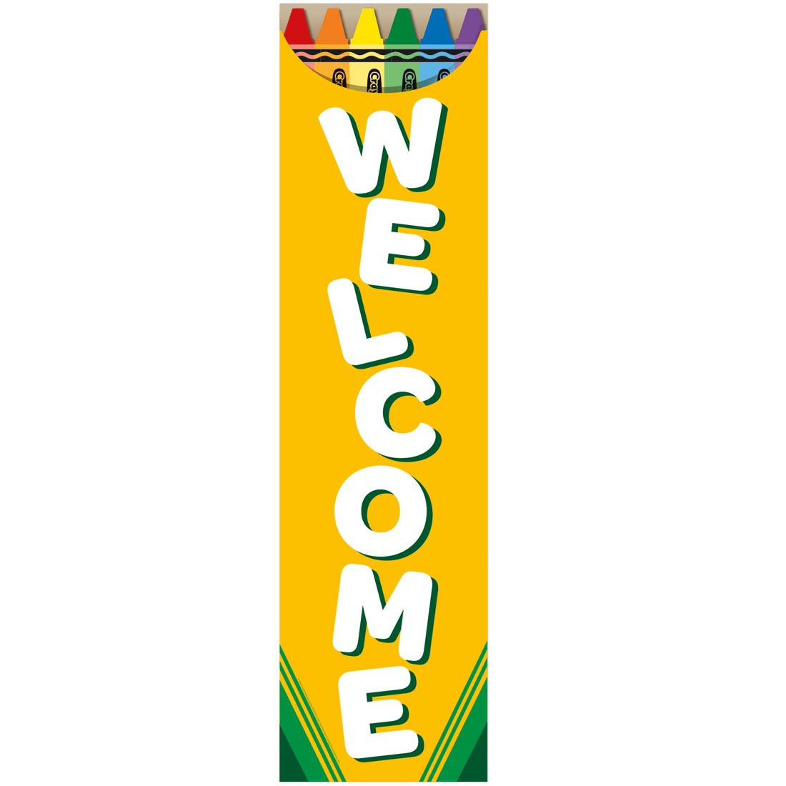 Welcome Banner From The Crayola Collection By Eureka
