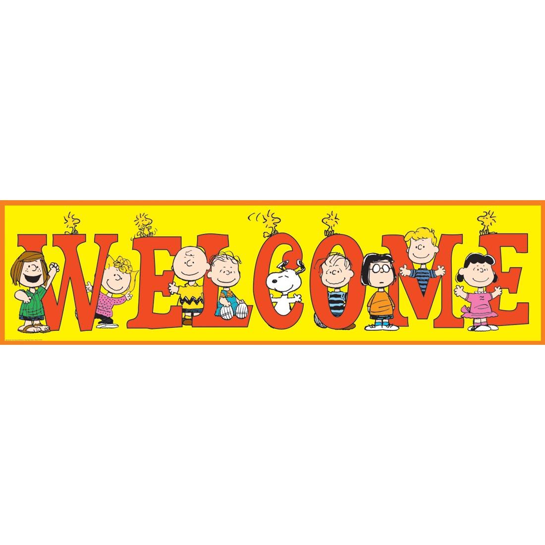 Peanuts Welcome Banner by Eureka