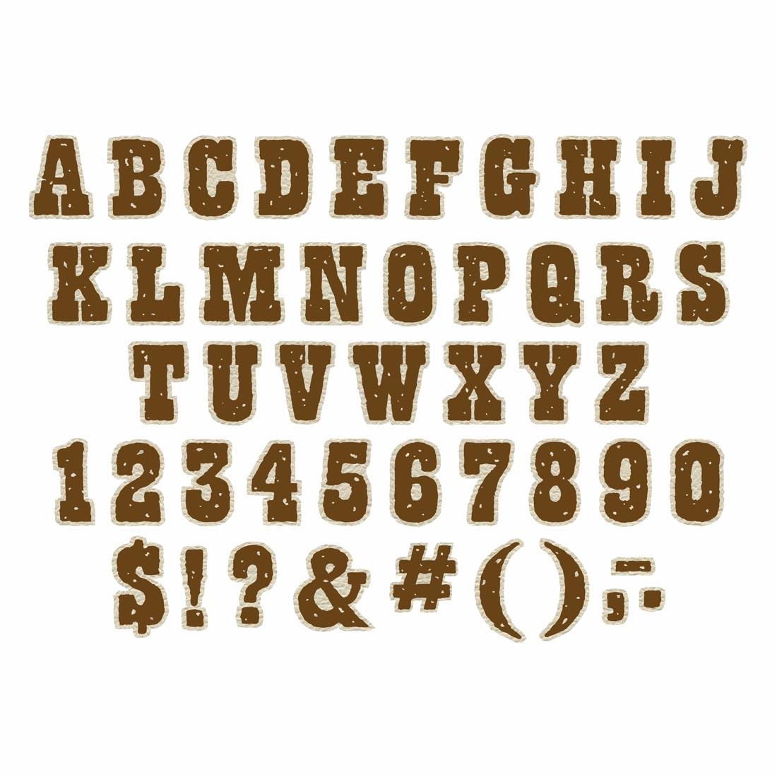 Deco Letters from the Wild Wild Classroom collection By Eureka
