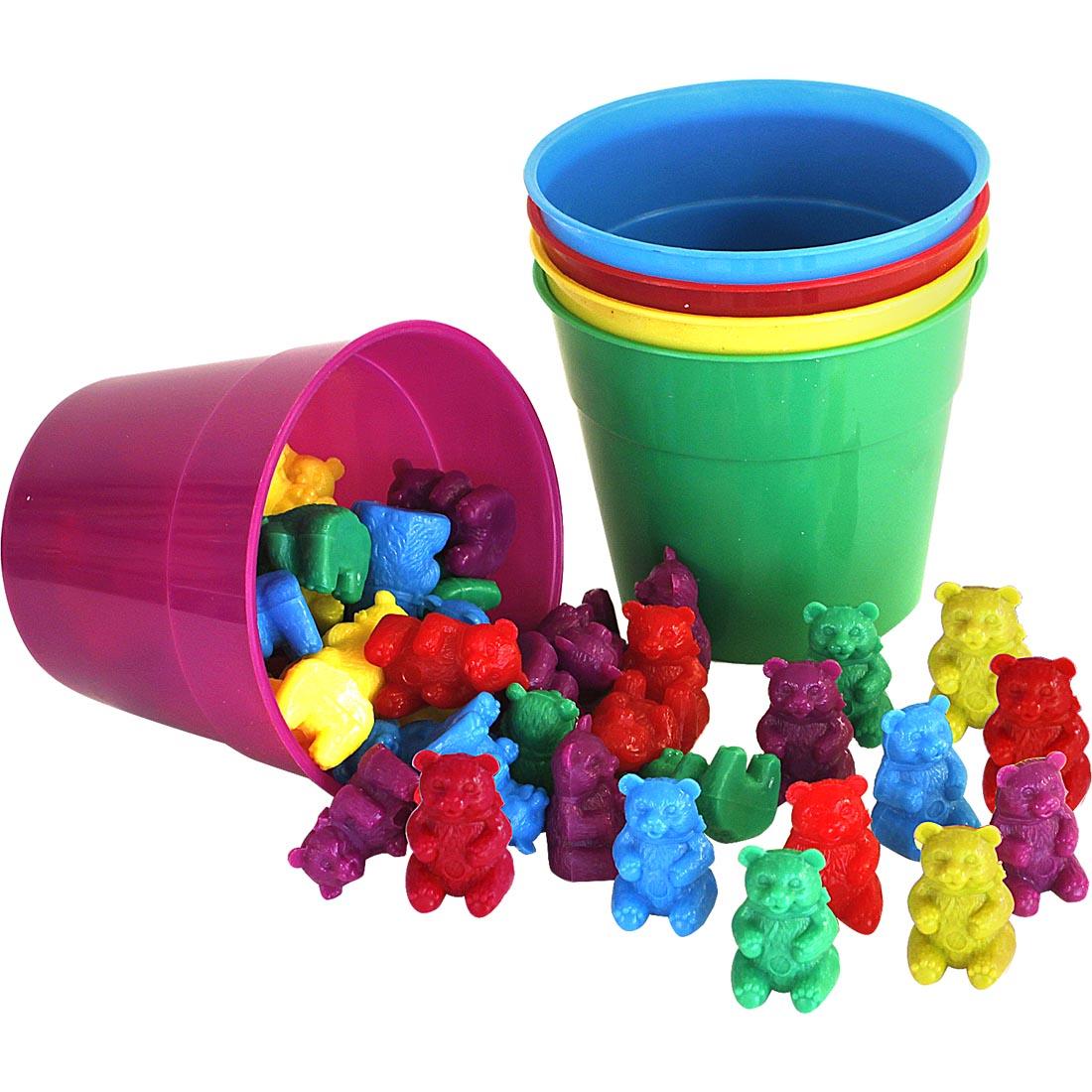 50 Counting Bears Plus Cups by Eureka