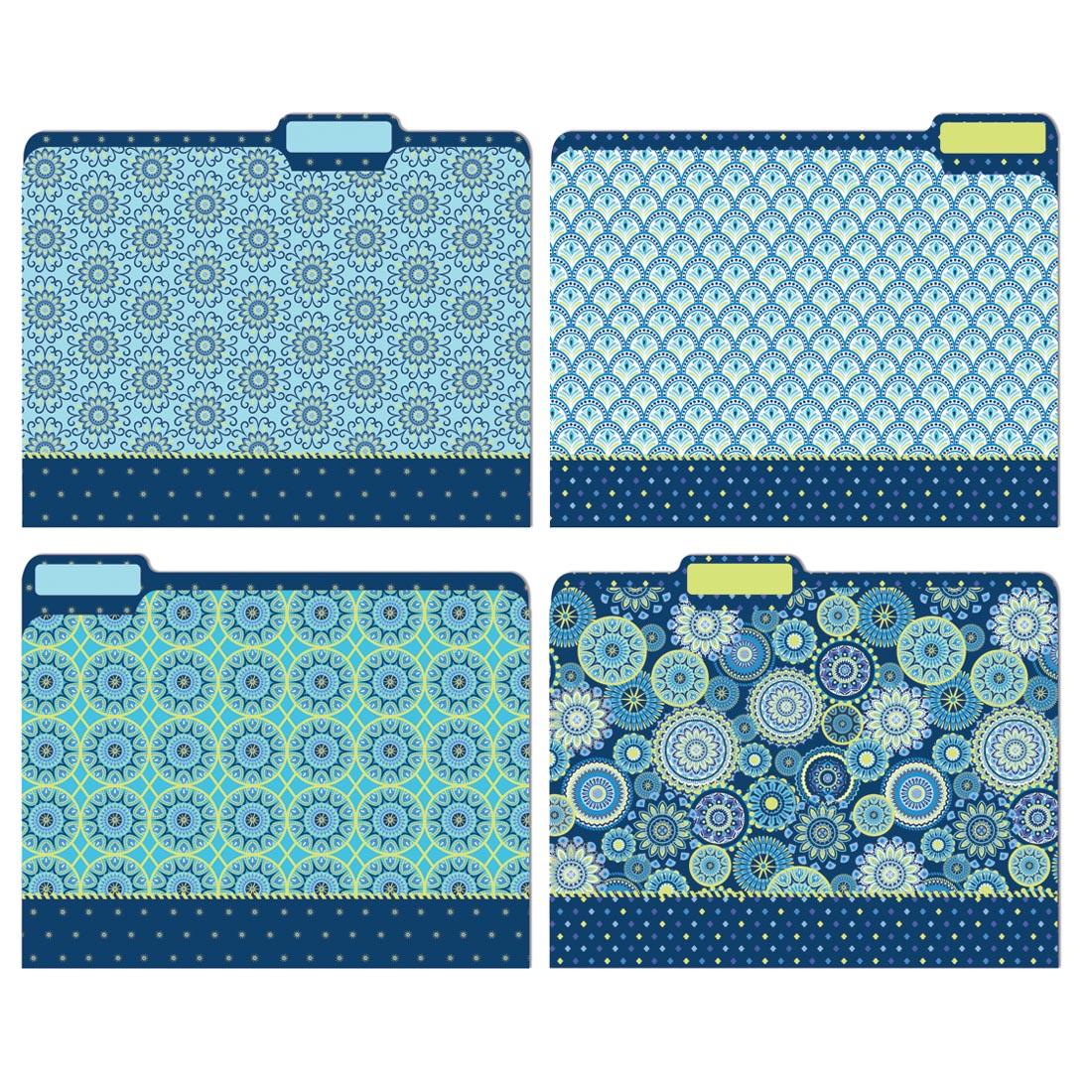 File Folders from the Blue Harmony collection by Eureka