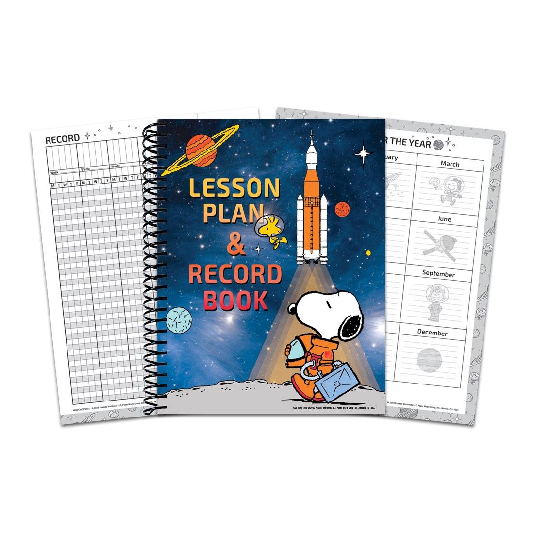 Peanuts NASA Lesson Plan & Record Book by Eureka