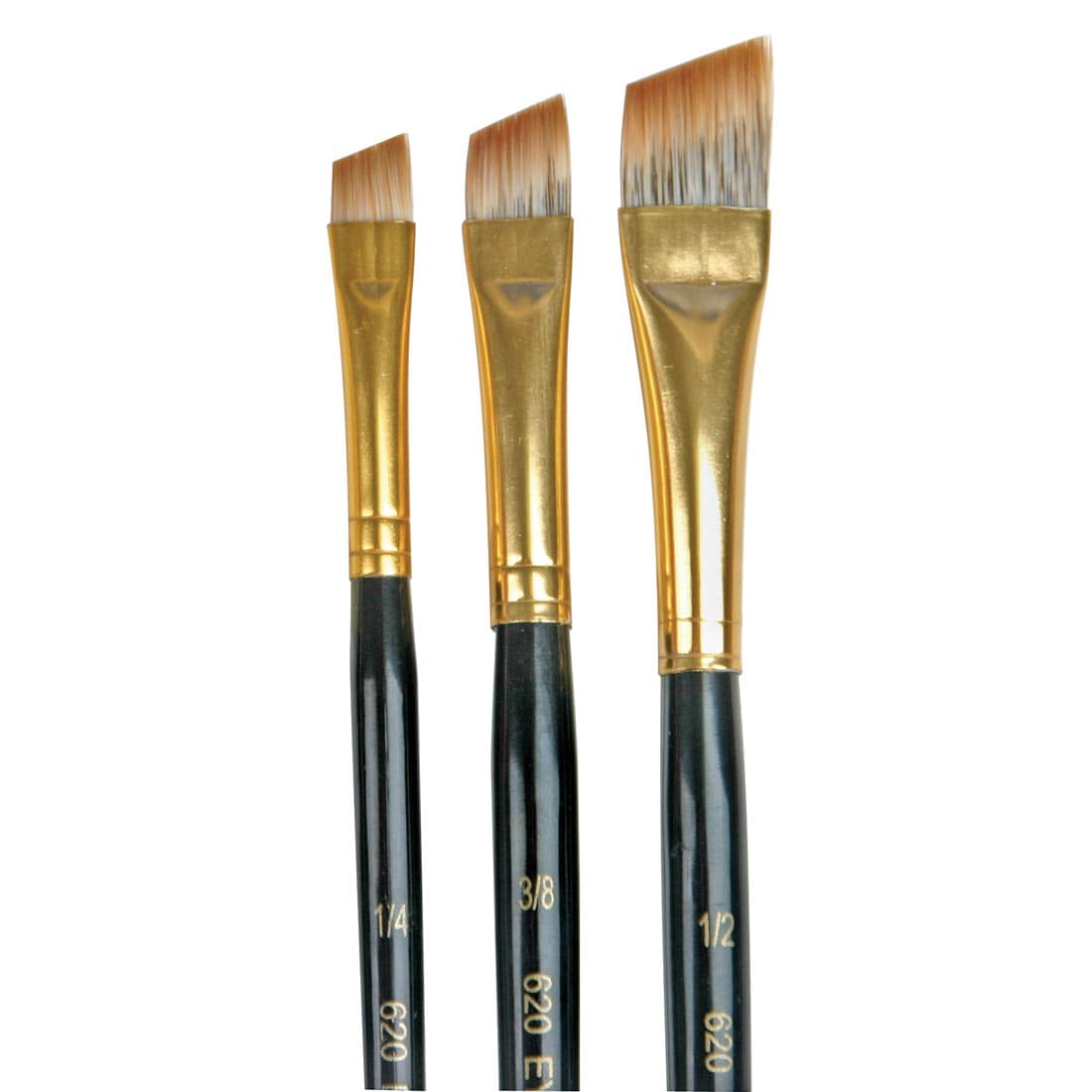 Dynasty Eye of The Tiger Angle Brush Set of Three