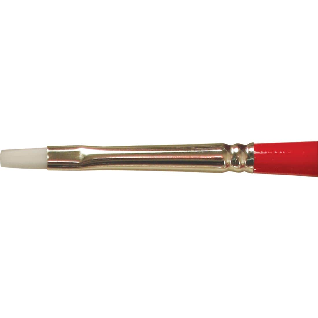 United White Taklon Brush Short Handle Bright Size 2