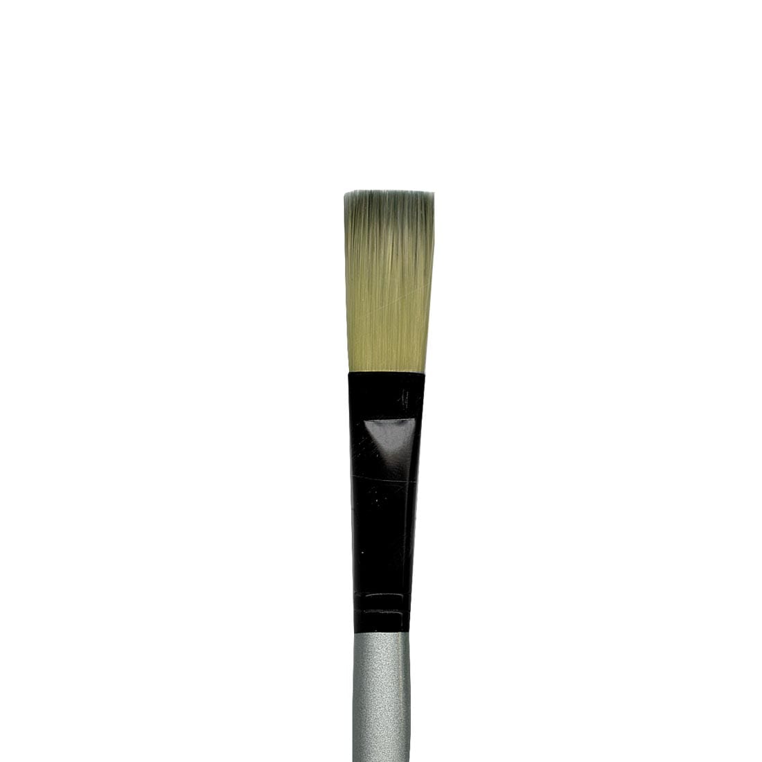 Dynasty Black Silver Brush Stroke 1/2"