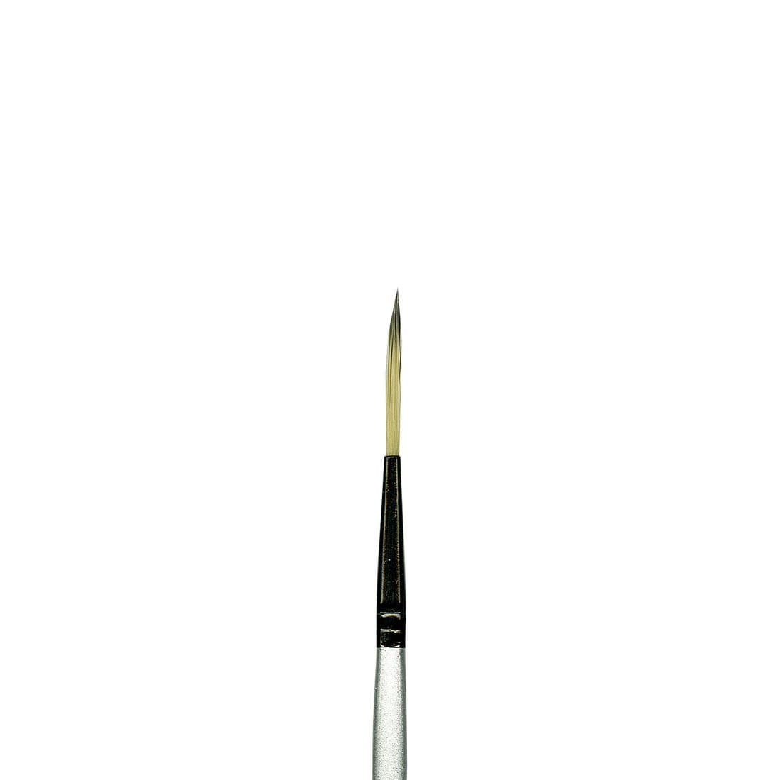 Dynasty Black Silver Brush Long Liner Size 2