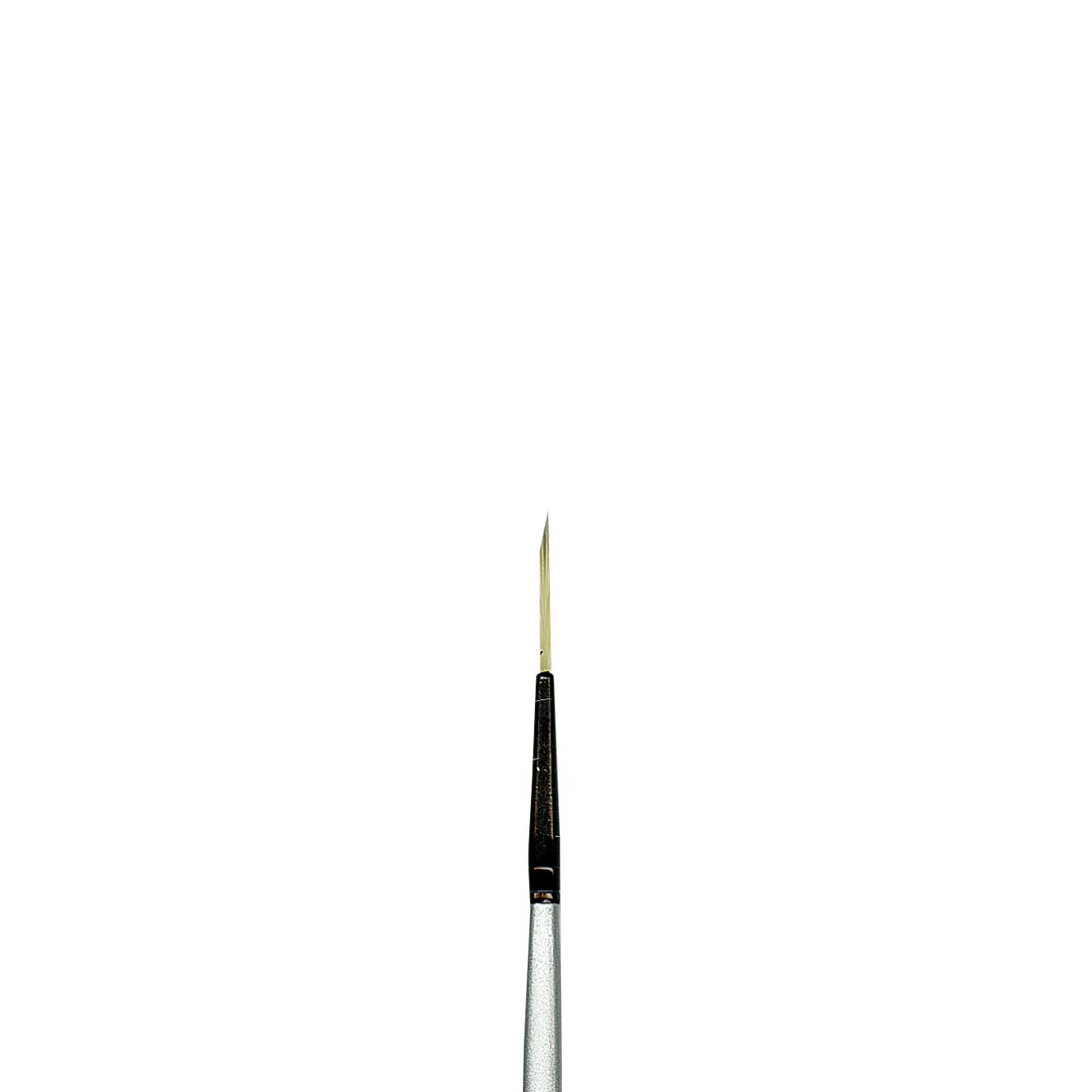 Dynasty Black Silver Brush Long Liner Size 5/0