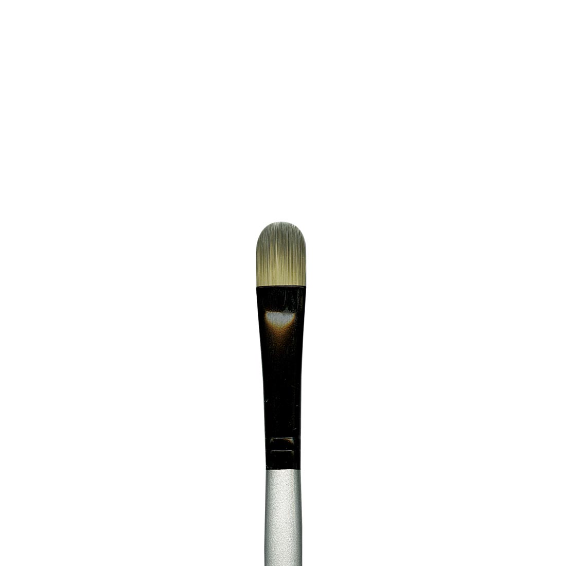 Dynasty Black Silver Brush Oval Filbert Size 12
