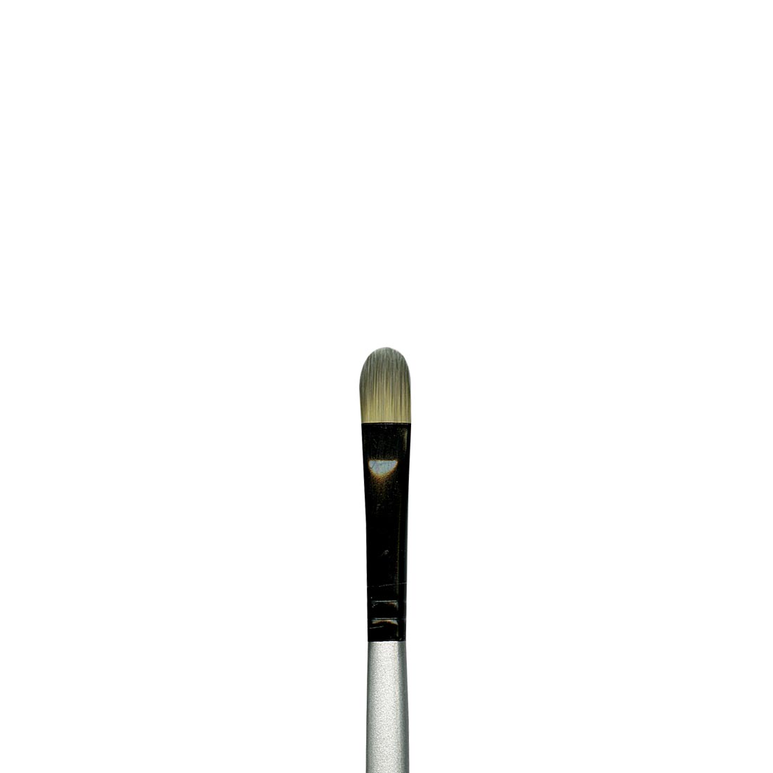 Dynasty Black Silver Brush Oval Filbert Size 8