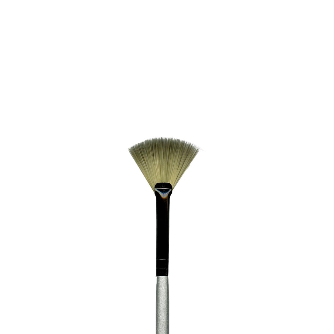 Dynasty Black Silver Brush Fan Size 2