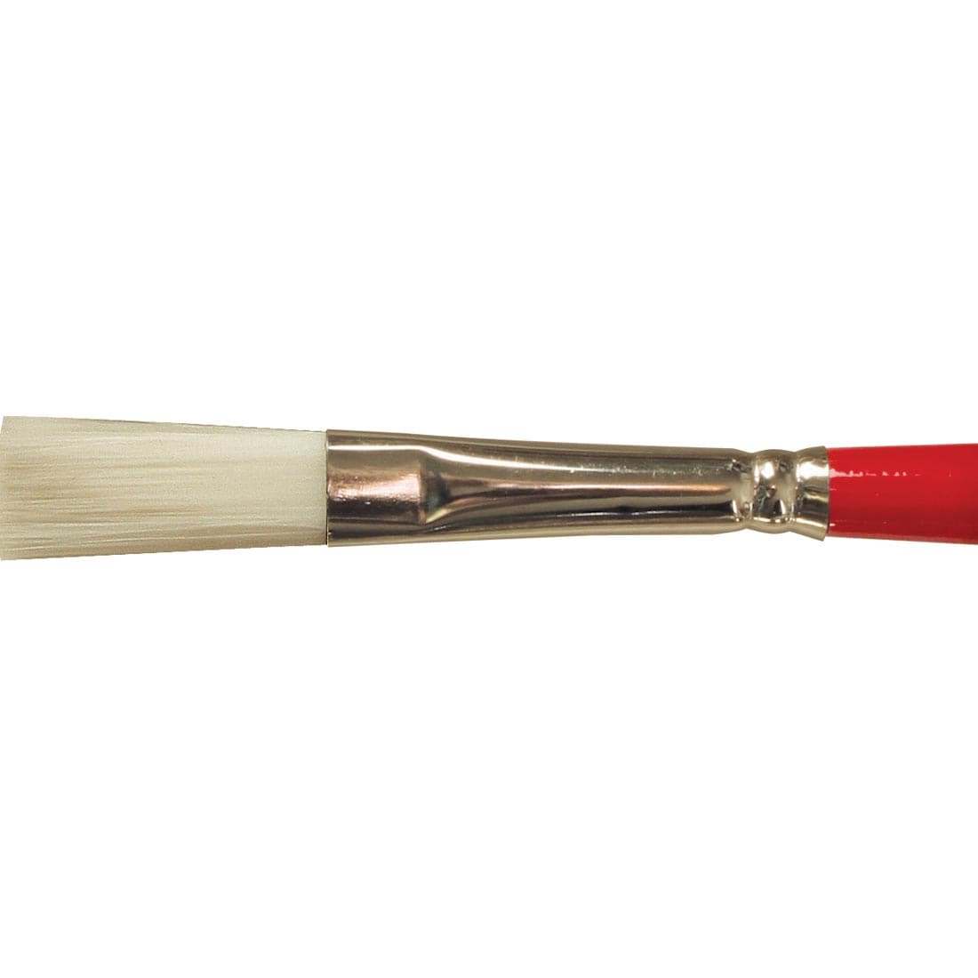 United White Taklon Brush Short Handle Stroke 1/4"