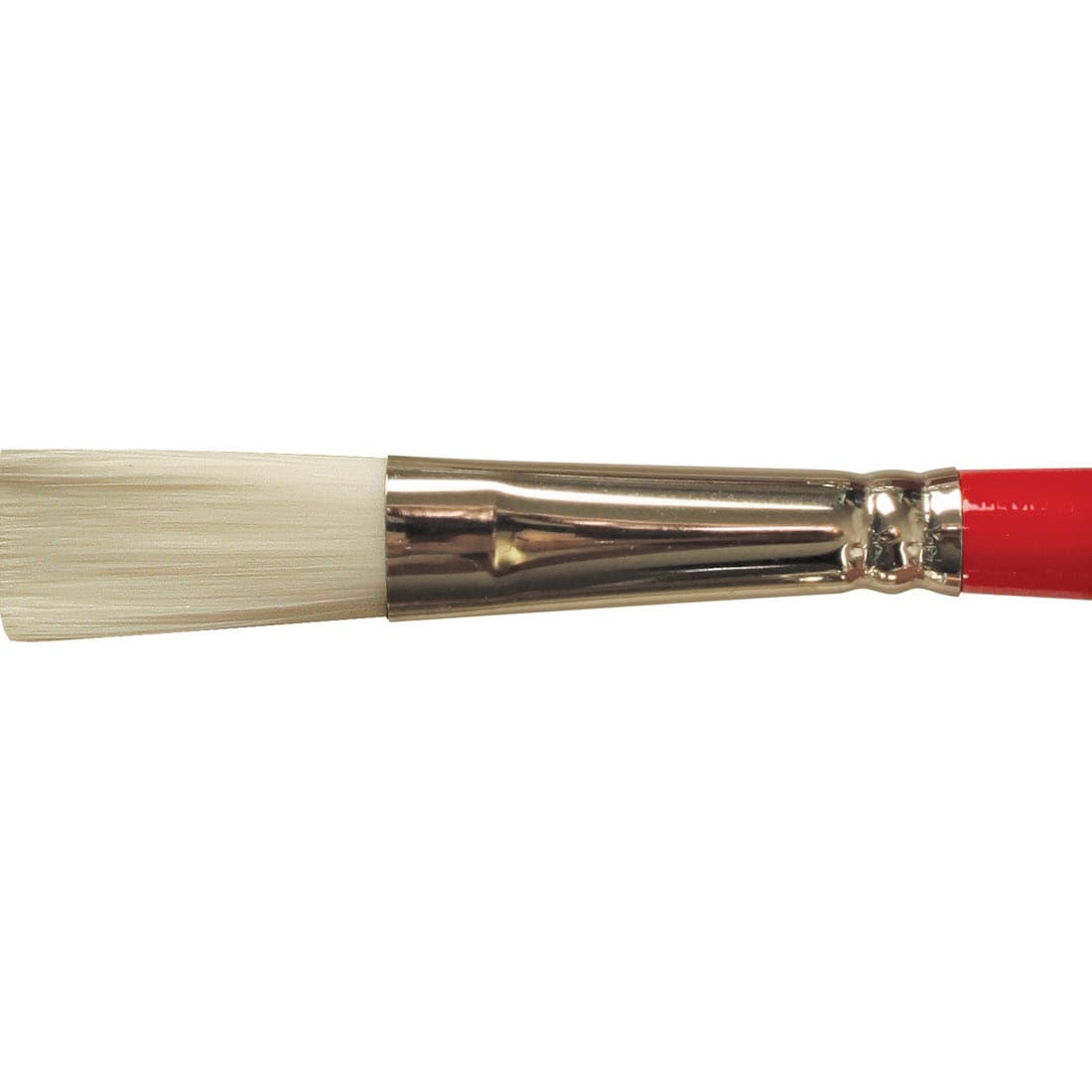 United White Taklon Brush Short Handle Stroke 1/2"