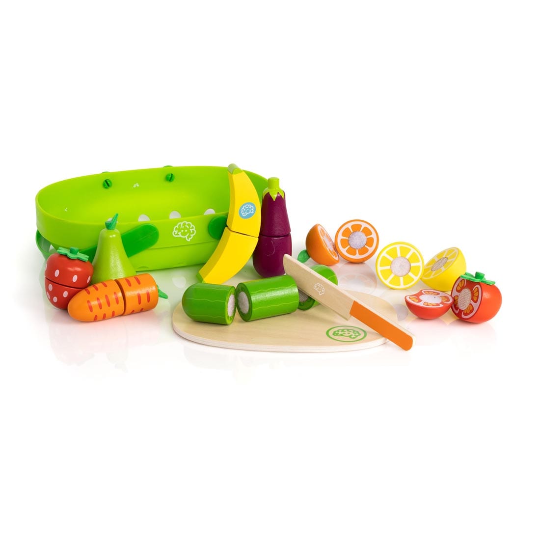 play food found in the Pretendables Fruit & Veggie Basket set