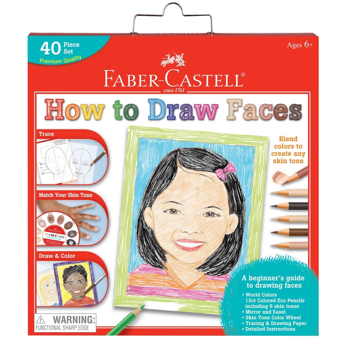 How To Draw Faces Set by Faber-Castell