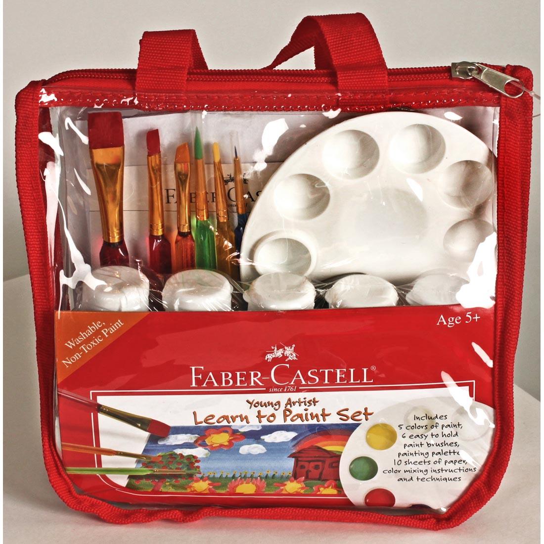 Young Artist Learn To Paint Set by Faber-Castell