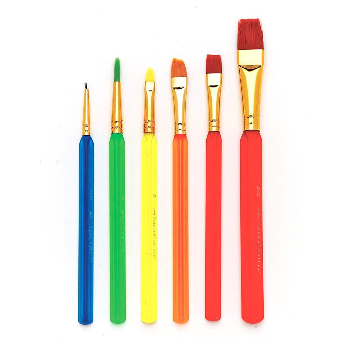 Assorted Triangular Paint Brush Set by Faber-Castell