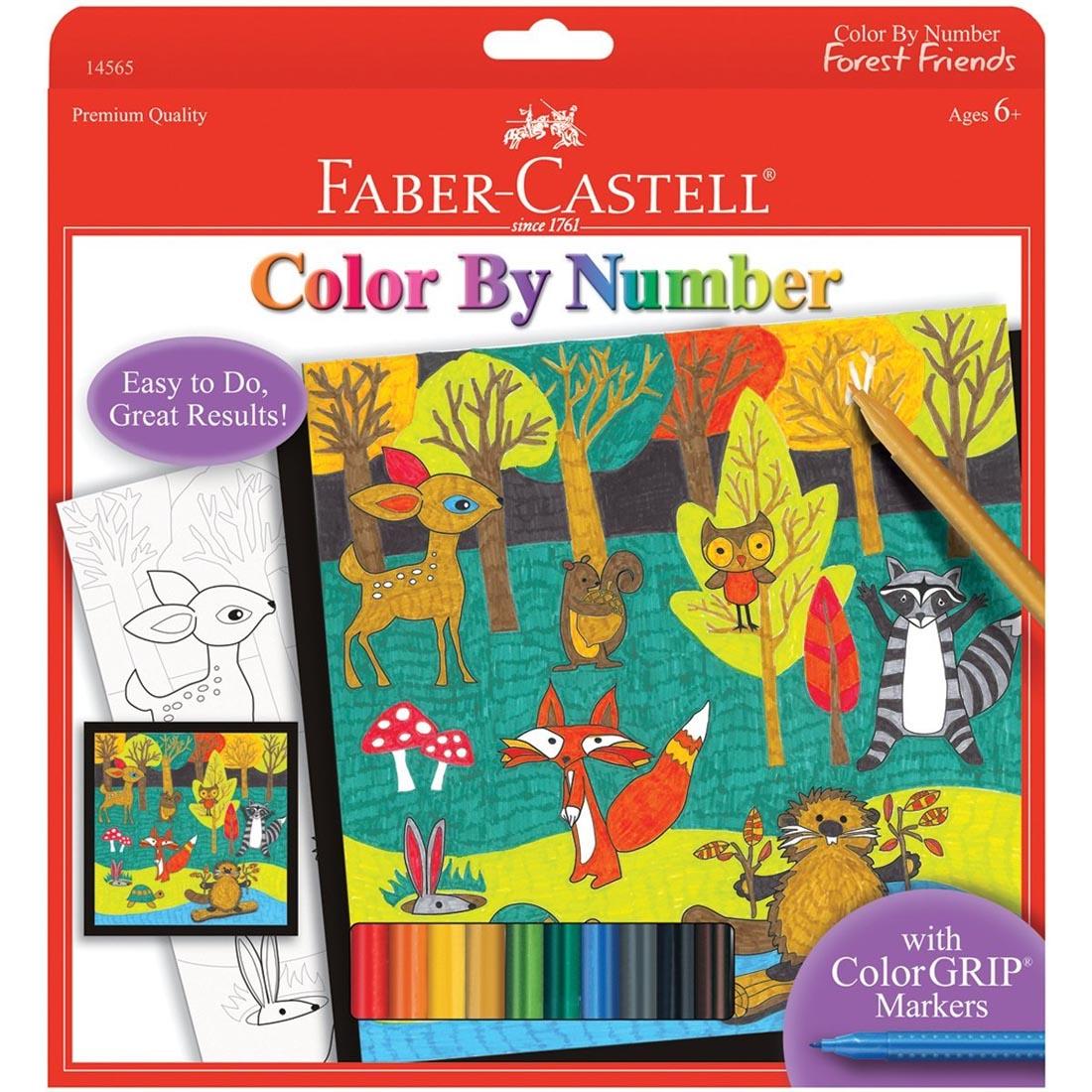 Faber-Castell Color By Number Forest Friends Set