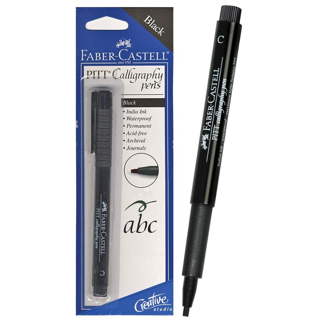 Faber-Castell PITT Calligraphy Pen both in and out of package