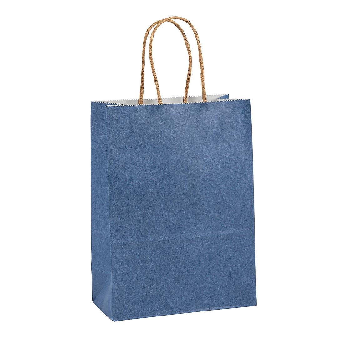 Blue Kraft Paper Gift Bag