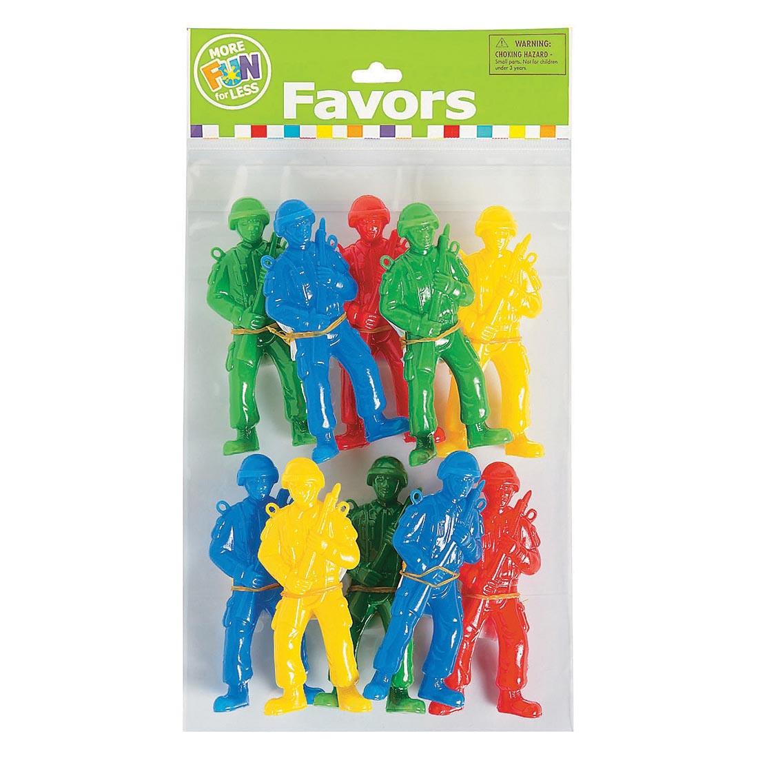 Package of Colorful Paratrooper Toys By Fun Express
