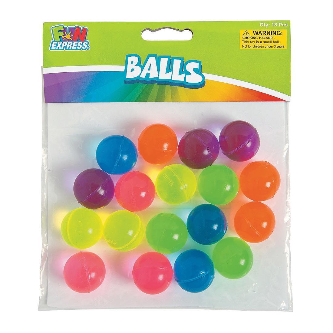 Neon Bouncing Balls By Fun Express
