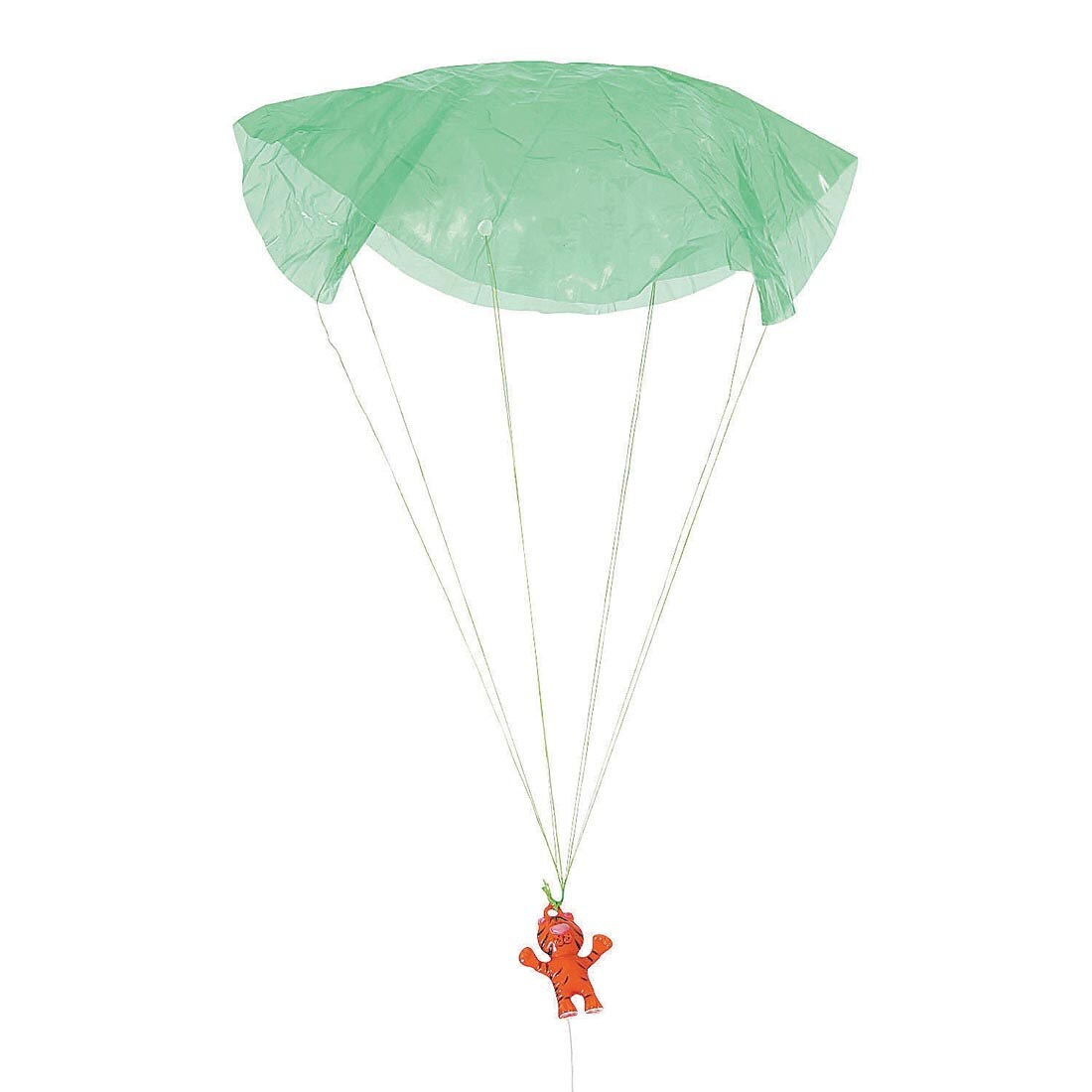 a tiger from Zoo Animal Paratroopers By Fun Express