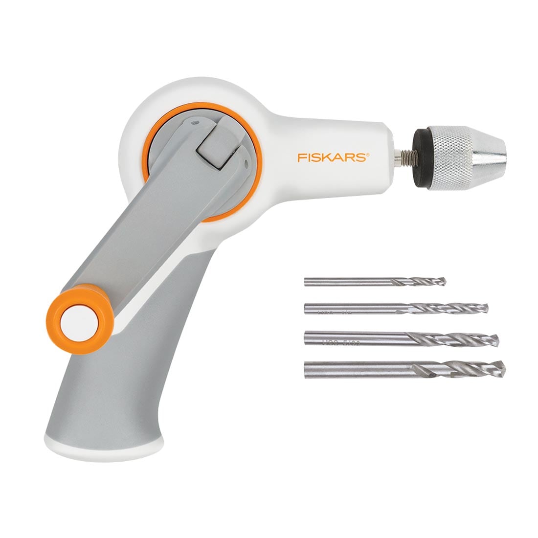 Fiskars Hand Drill with four bits