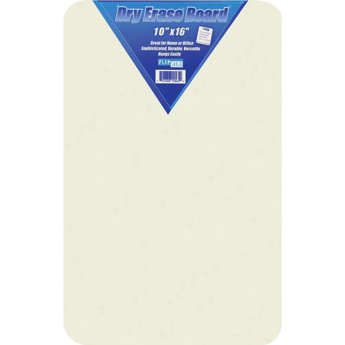 Flipside Dry Erase Board White 10x16"