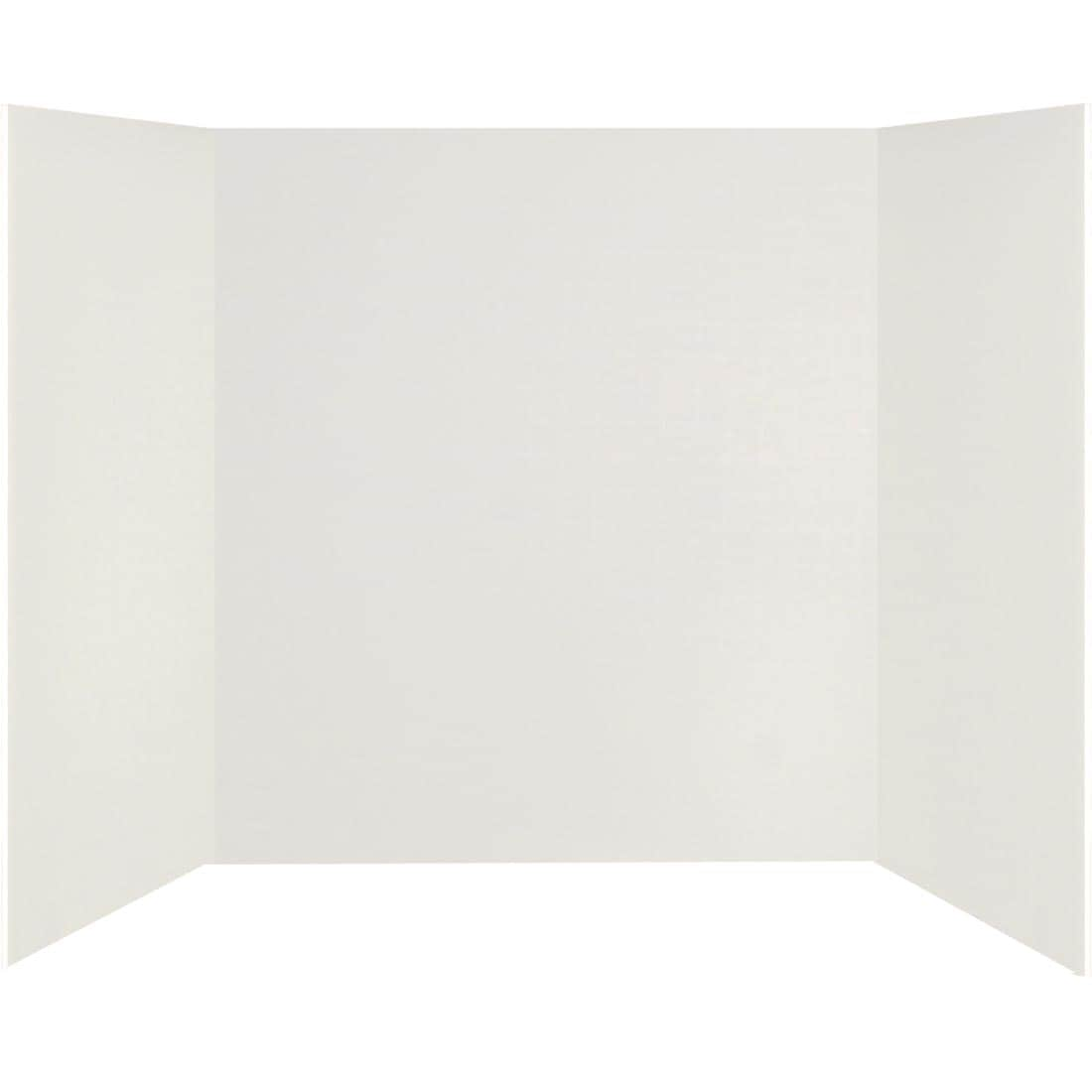 Flipside White 24x48" Tri-Fold Project Board