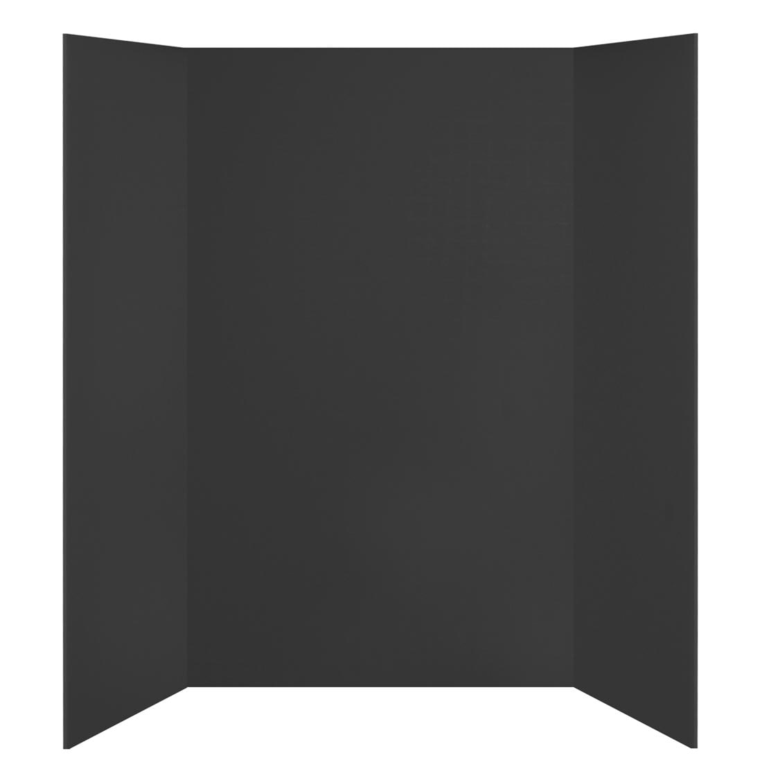 Flipside Black 36x48" Tri-Fold Project Board