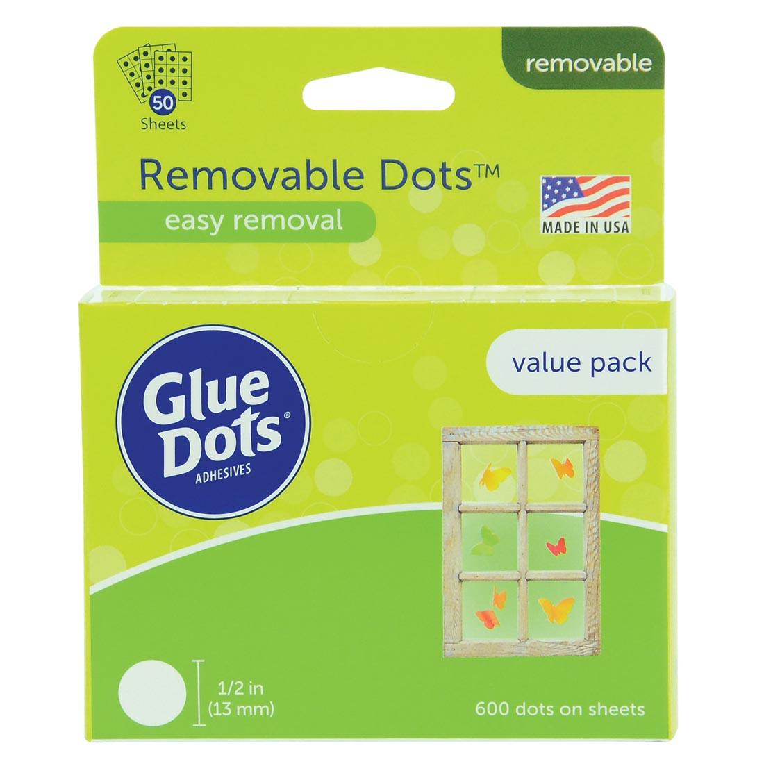 Removable Glue Dots 600-Count Package