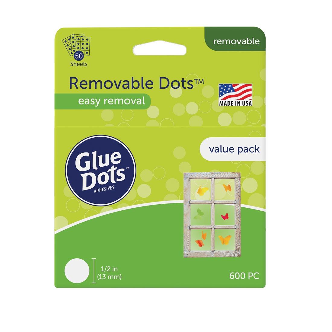 Removable Glue Dots 600-Count Package