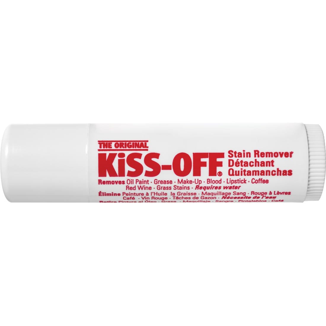 The Original Kiss-Off Stain Remover with the lid off