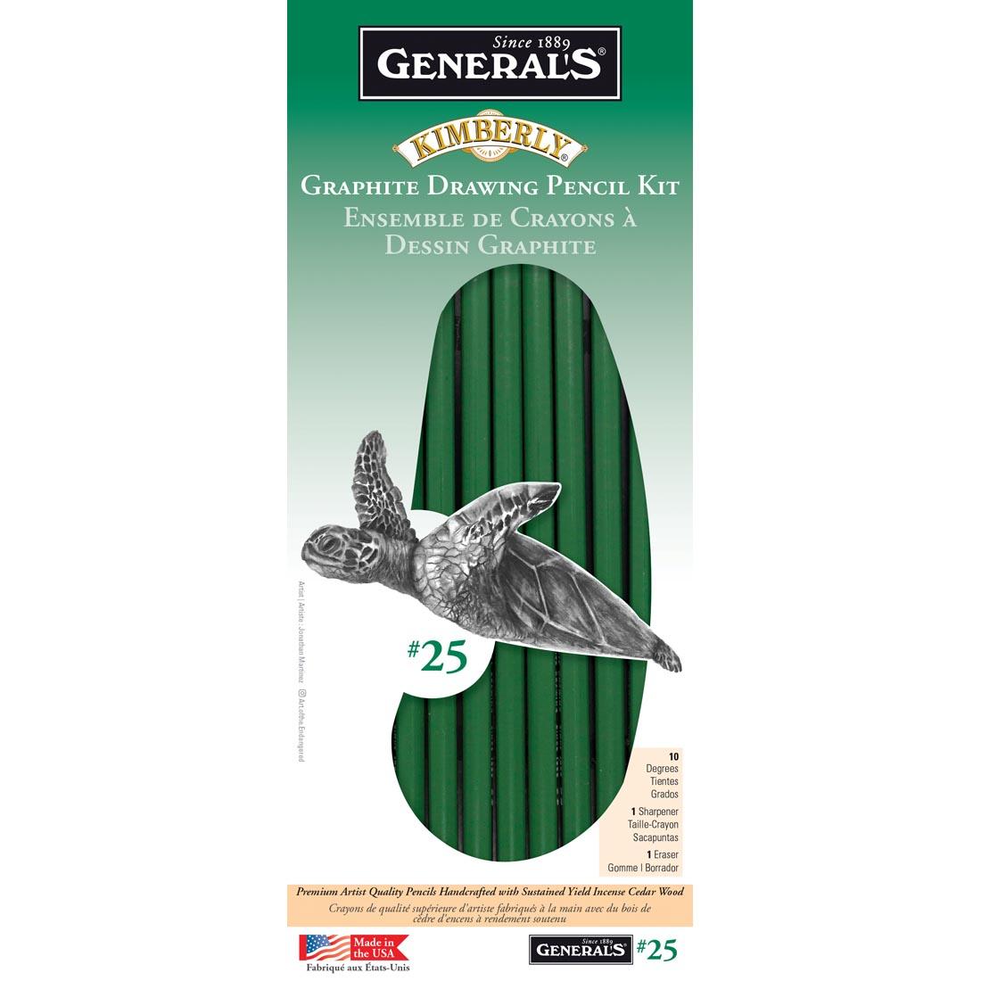 General's Kimberly Graphite Drawing Pencil Kit