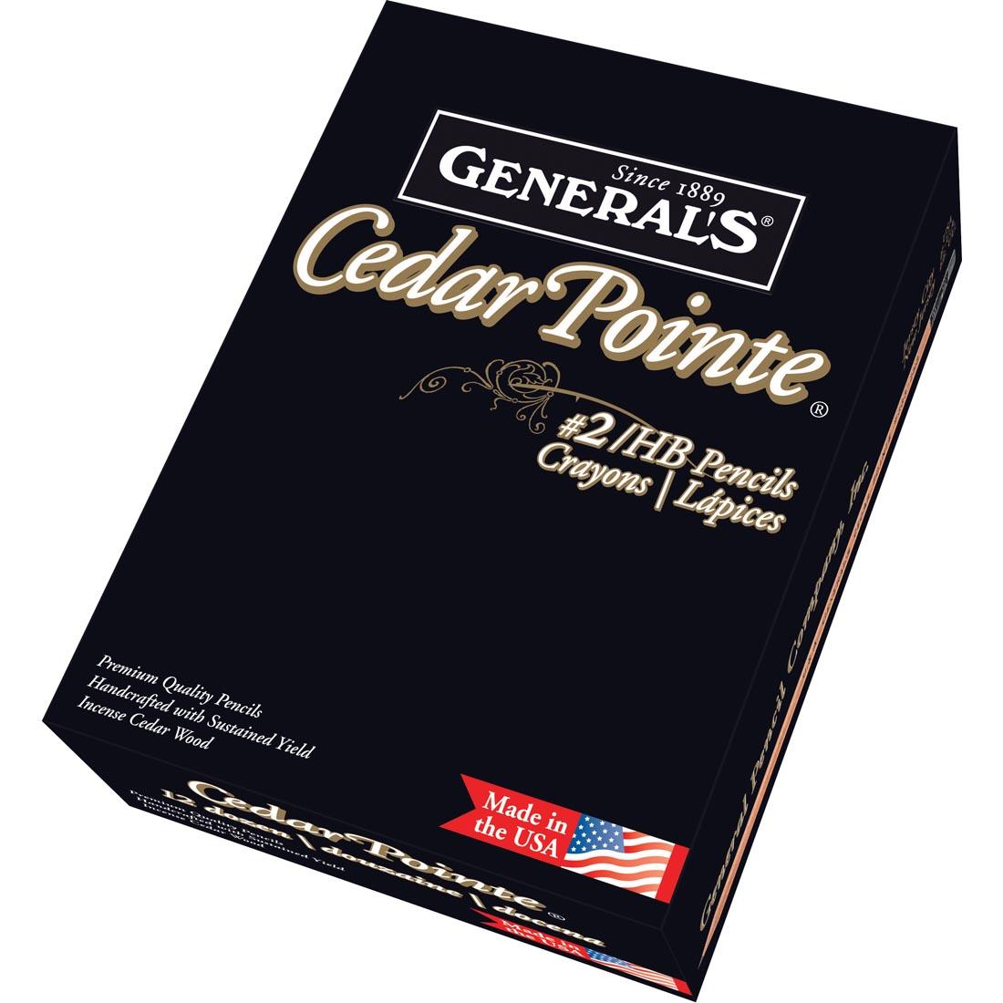 Box of General's Cedar Pointe Pencils