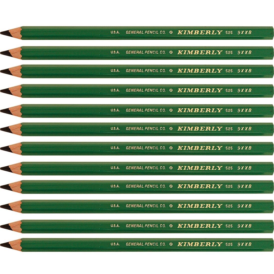 Kimberly 9XXB Graphite Drawing Pencils