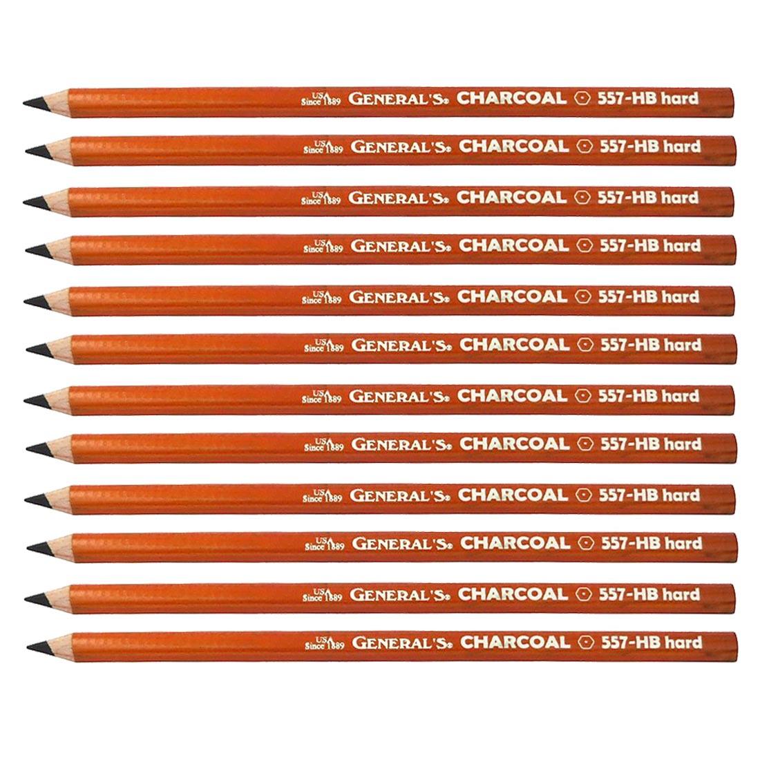 General's 557 HB Charcoal Pencil