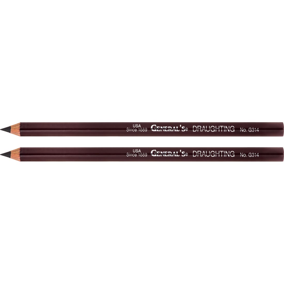 Two General's Draughting Pencils