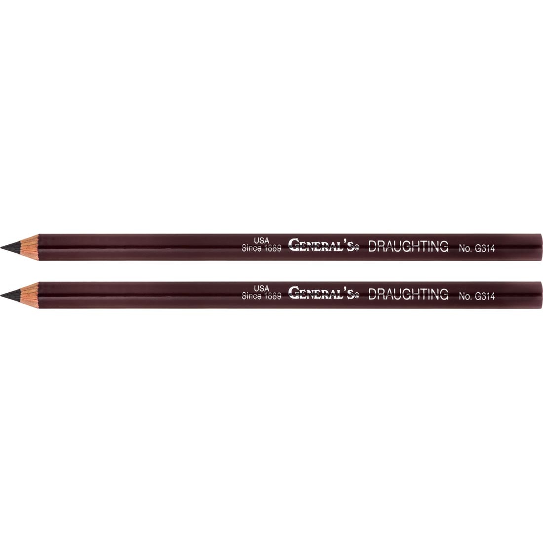 Two General's Draughting Pencils