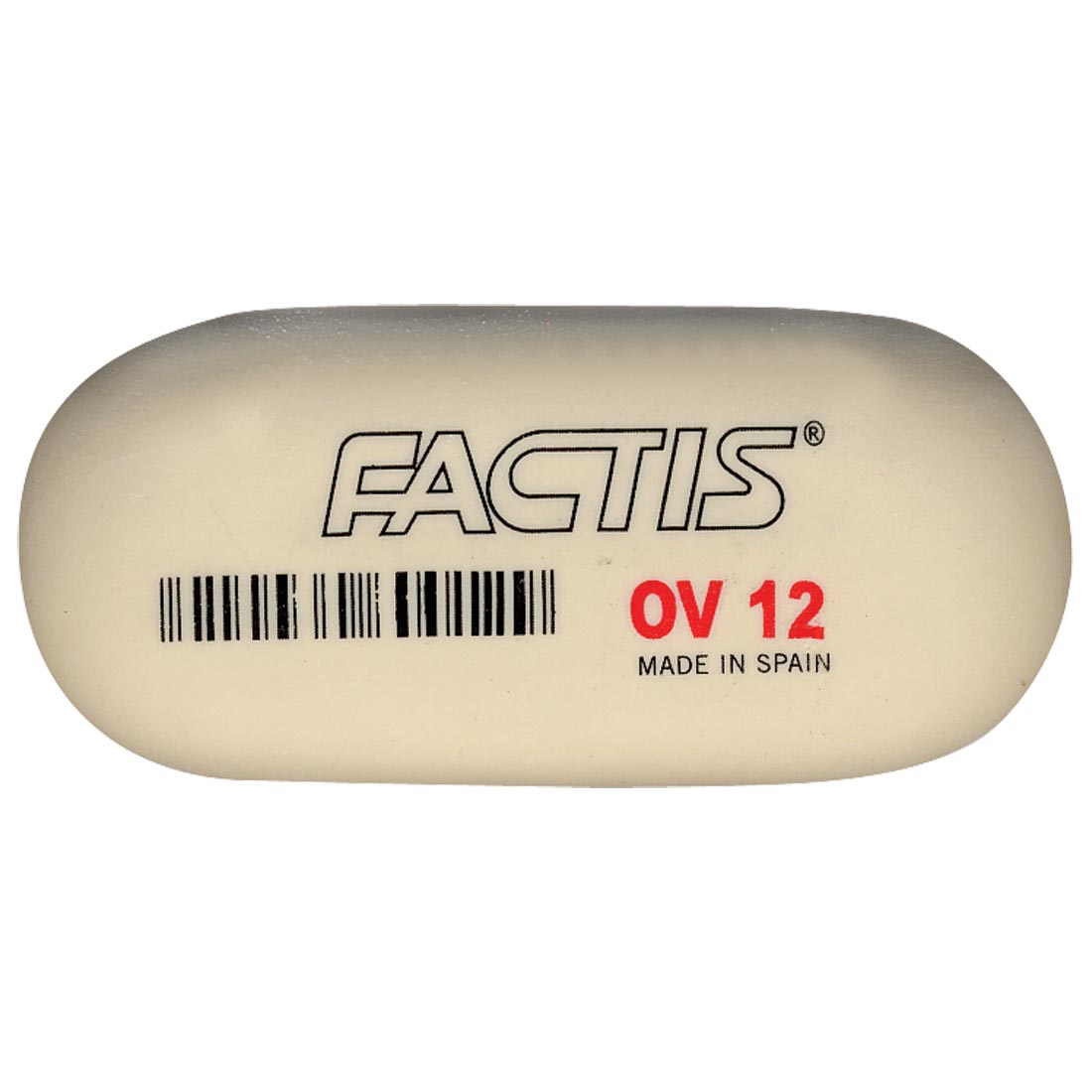 General's Factis Oval White Soft Eraser