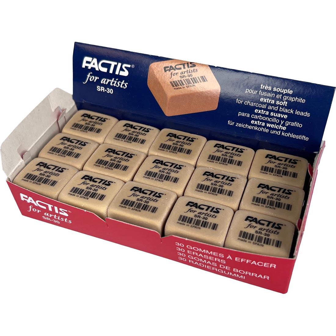 box of General's Factis Gum Erasers