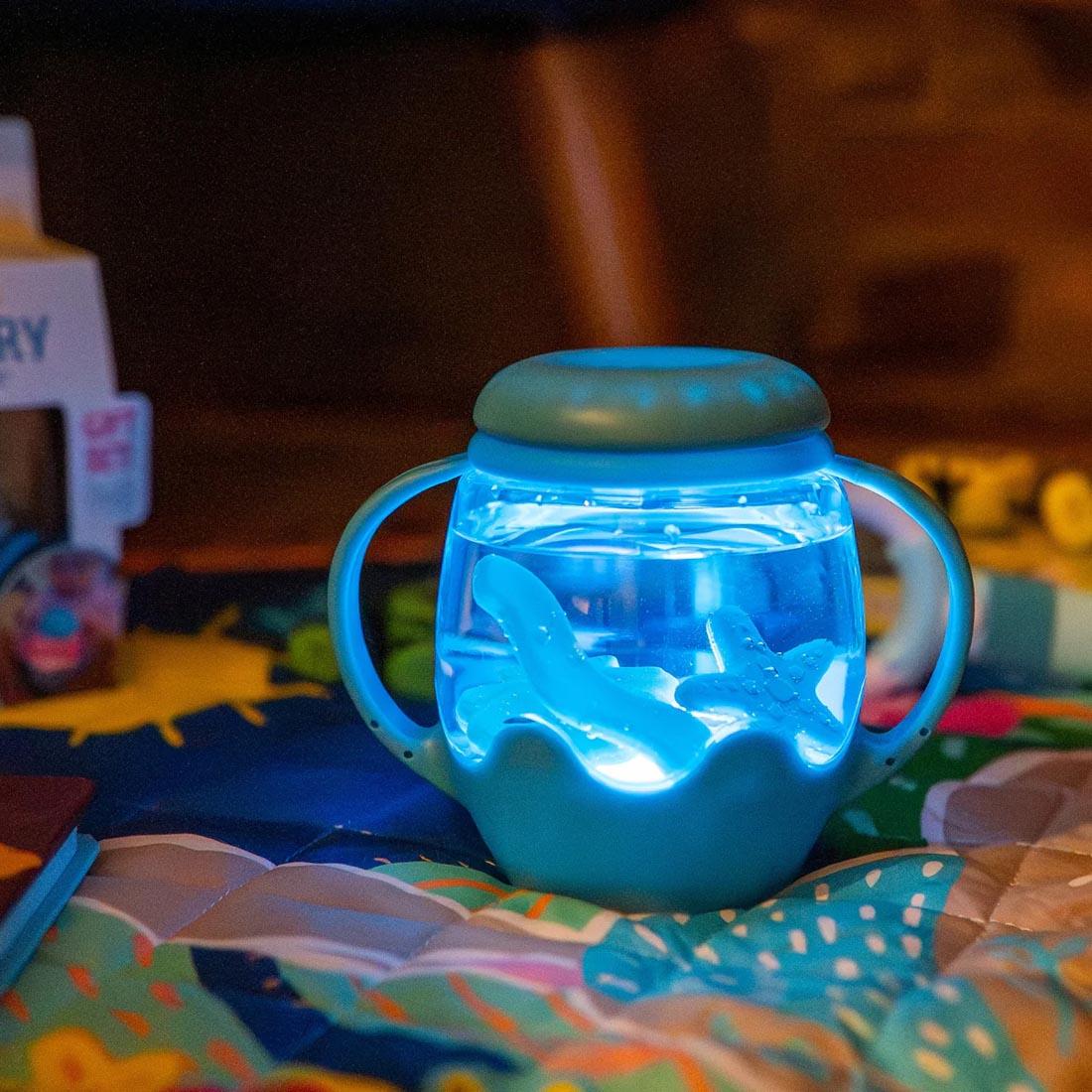 Blue Lagoon Mini Sensory Play Jar Set By Glo Pals