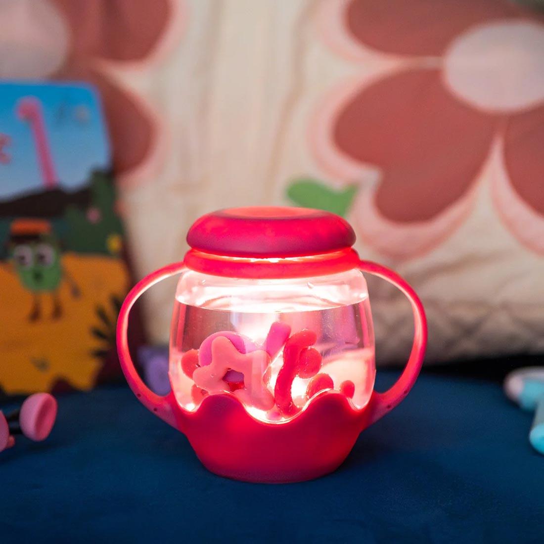 Gumdrop Pink Mini Sensory Play Jar Set By Glo Pals