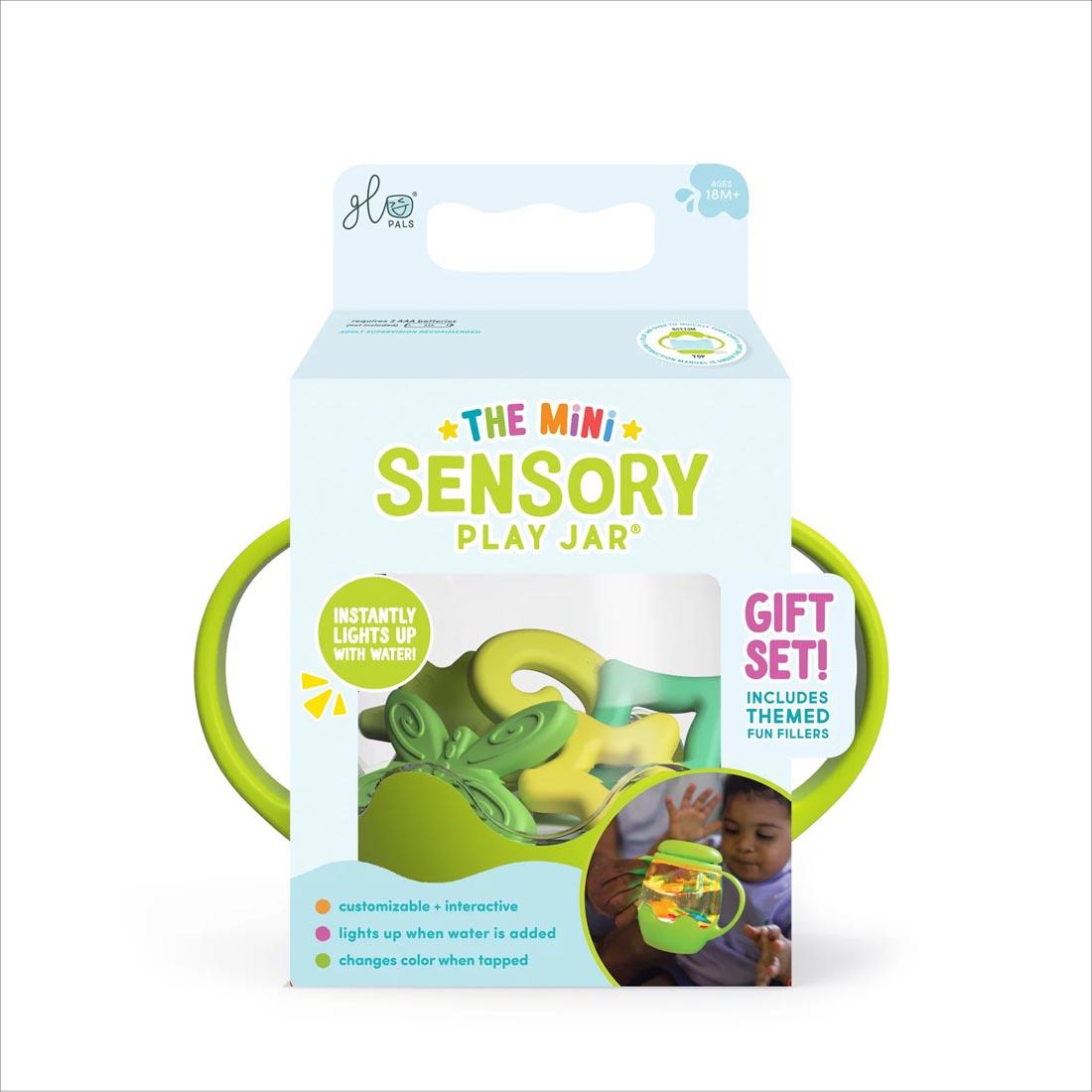 Firefly Green Mini Sensory Play Jar Set By Glo Pals