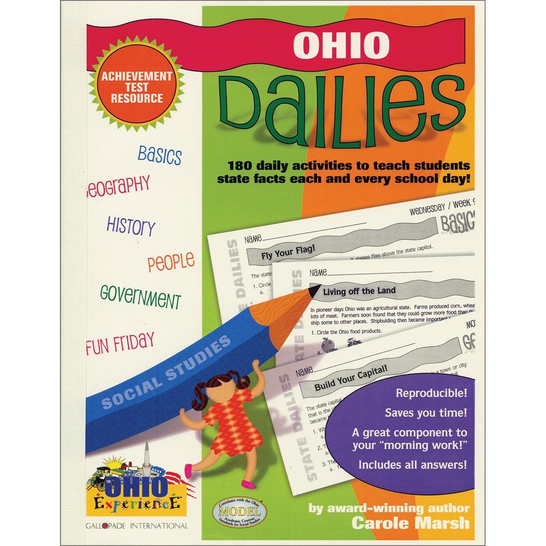 front cover of Ohio Dailies Book: 180 Daily Activities