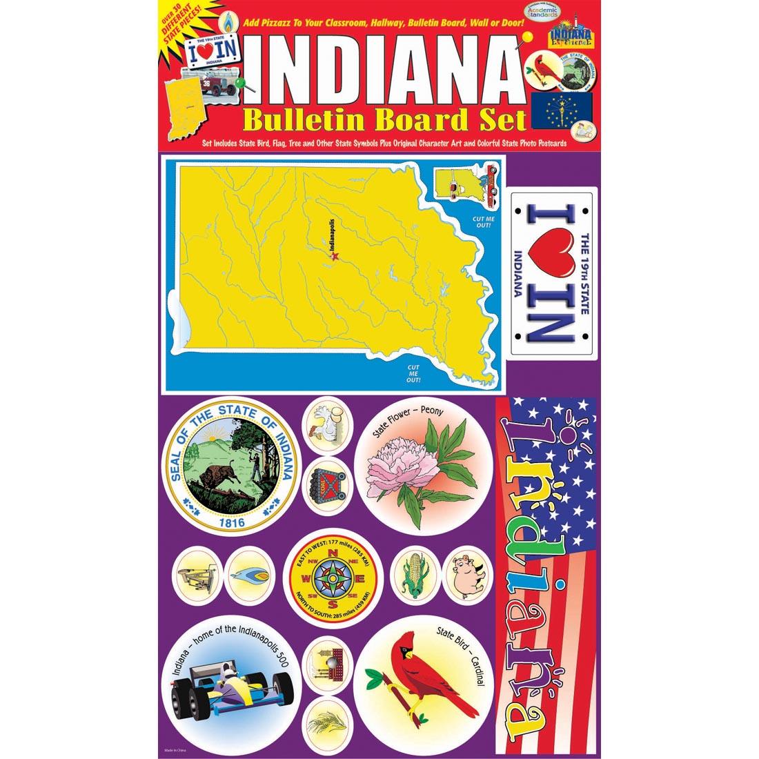 Indiana Bulletin Board Set