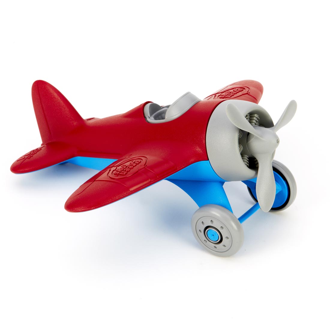 Red and blue recycled plastic Green Toys Airplane