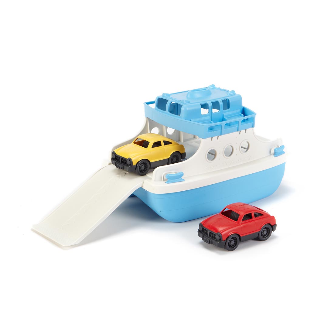 recycled plastic Ferry Boat with Mini Cars by Green Toys