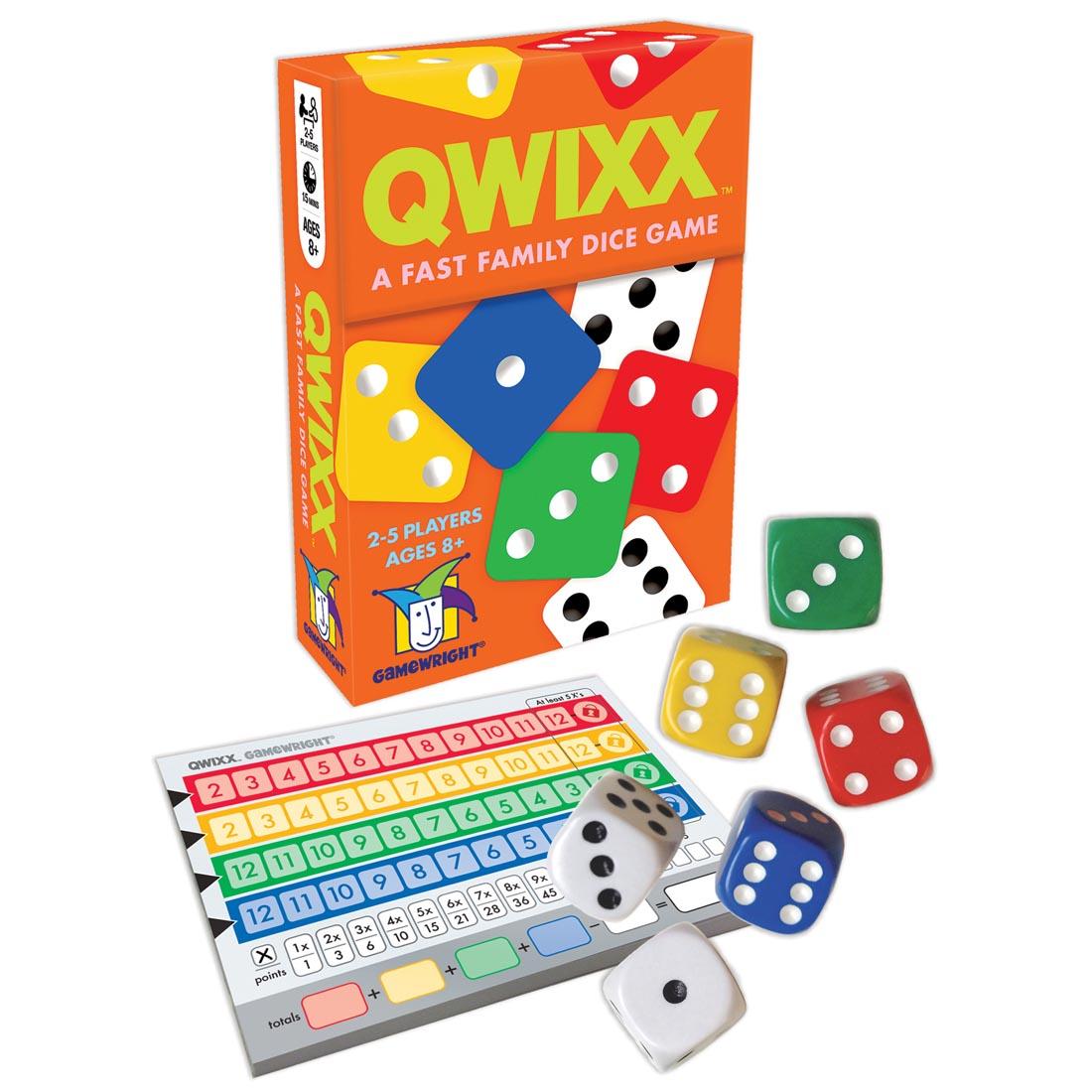 Qwixx Dice Game